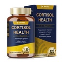 Suplemento de cortisol Totaria com Ashwagandha, Magnesium,Rhodiola Rosea,L Theanina,Equilíbrio de hormônios para mulheres 120 Cápsulas Vegan (Pacote de 1)