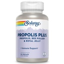 SOLARAY Propolis Plus Suporte do sistema imunológico saudável com própolis, pólen de abelha e geléia real
