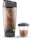 Promixx Pro Shaker Garrafa recarregável, potente para batidos de proteínas suaves inclui armazenamento de suplemento - BPA Free 20 oz Cup (Grafite Gray)
