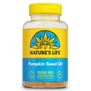 Vida da natureza Pumpkin Seed Oil Supplement - Fonte de Omega 3 6 ácidos gordos essenciais e antioxidantes - Frio prensado de sementes de abóbora orgânicas - Vegan, 60-Day Garantia, 90 Servings, 90 Softgels