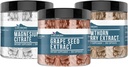 Elementos nascidos da Terra Hawthorn Berry, semente de uva, & Magnesium Citrate Bundle (200 caps), Puro e não diluído, Sem aditivos