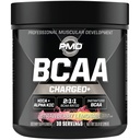 PMD Sports BCAA Charged Amino Acid Drink Mix for Performance, Recovery, Endurance, and Hydration - Aumente a função muscular para treino e energia diária - Morango Limonada (30 Servings)