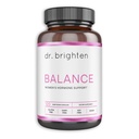 Dr. Equilíbrio Brighten - Equilíbrio Hormônio para Mulheres com Chasteberry e DIM - Alvos Hormonal Acne, Questões Periódicos, & PMS - Vegan, Não-GMO