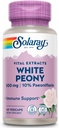 Extrato de raiz de peônia branca SOLARAY 60 VegCaps
