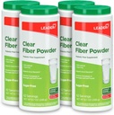 Líder Supplement de fibra prebiótica em pó para a saúde digestiva, 100% de fibra diária natural em pó, sem açúcar, sem sabor, sem glúten, sem OGM, sem sabor, 62 Servings (8.7 OZ) (Pacote de 4)