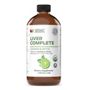 Produtos naturais completos Fígado Completo 12 onças - Líquido Orgânico Limpeza e Detox Suplemento para altas enzimas, gordura do fígado, suporte ao fígado