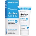 VitaMedica Arnica Gel Plus 15 Compostos de plantas de cura, Formulação de força extra para contusões, Inchaço, Dor articular, Dores musculares e rigidez, All-Natural, alívio da dor baseada em plantas