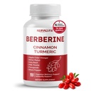 Berberine 14-em-1 Suplemento com Ceilão Cinnamon Apple Cider Vinagre Azedo Azedo Melon Holy Basil Milk Thistle Fenugreek Gymnema Banaba - Made in the USA