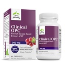 Terry Naturalmente Clinical OPC - Cardiovascular Health & Focus Support Supplement - Suplemento dietético com extrato de semente de uva e girassol Lecitina - Suplemento de suporte imunológico - 300 mg, 60 Softgels