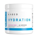 Kaged Hydration Electrolytes Powder □ Hibiscus Pear □ Hydra-Charge Sports Drink Mix □ Pré, Post, Intra Workout □ Baixo Carb, Vegan, Gluten Free □ Suplementos para homens e mulheres