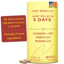 MOVE Suplementos Conjuntos de Atuação Rápida □ Tamaflex® Turmeric & Tamarind, Levagen®+ PEA Palmitoiletanolamida, Boswellia Serrata, Bioperine® Black Pepper Extract □ Apoio e Mobilidade Conjuntas
