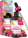 Zahler - Kidophilus Liquid Drops Probióticos para Crianças (4 Fl Oz) Certified Kosher Kids Probiótico para Digestão Saudável & Imune Support - Fruit Punch Flavored Children's Probiótico Drops Supplement