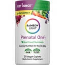Rainbow luz alta potência pré-natal um multivitamínico, saúde pré-natal multivitamínico apoia a saúde da mãe e desenvolvimento do bebê, Com vitamina C, Vegan, 30 Conde