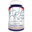 Nootropics Depot Cognizin Citicoline Cápsulas Contagem 60 Suplemento de Colina Suplemento de Saúde do Cérebro Regula Memória e Função Cognitiva