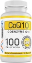 MAAC10 100mg CoQ10 (60 Cápsulas) □ Antioxidante CoEnzyme Q10 para Níveis de Energia - Não-GMO, Sem Glúten, Vegetariano (fornecimento de 60 dias)