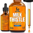 Cardo de leite para cães e gatos – Suporte de fígado para cães e gatos – Suporte de rim – 2Oz