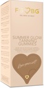 Gummies de bronzeamento de brilho de verão - Miami Vice Sabor - Abacaxi, Coco, & Morango - Vegan - Sem glúten - Lacticínios - Ingredientes naturais - Nutrientes essenciais - Tamanho de viagem - 30 -fornecimento dia