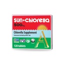 Sol chlorela 500mg Corpo inteiro Bem-estar Verde Algas Suplemento Superalimentar - Defesa Imune, Gut Health, Purificação Natural, Aumento de Energia - Chlorophyll, B12, Ferro, Proteína - Não-GMO - 120 Comprimidos