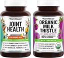 FarmHaven USDA Cardo Orgânico de Leite e Glucosamina Chondroitin