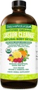 RejuveNaturals Castor CleanseTM - USDA Óleo de rícino orgânico, chlorela, espirulina, raízes e verduras para bem-estar, suporte digestivo, equilíbrio diário. 3-Month Supply Gut Cleanse Detox para mulheres e homens - 16 onças.