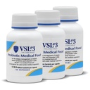 VSL #3® Probióticos para Saúde Digestiva, Sintomas IBS & UC - 112,5B UFCs, Alta Potencial, Multi-Strain, Vivo, Probiótico Refrigerado, Alimentos Médicos para o Apoio à Saúde Gut em Homens e Mulheres, 180 Cápsulas