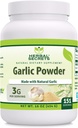 Herbal Secrets Alho em pó Suplemento .3 Mg por serviço , 16 Oz (454 G) , não-GMO , sem glúten , , Made in USA
