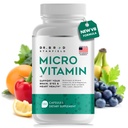 Dose diária baixa Multivitamina e mineral para homens e mulheres para apoiar o desempenho cognitivo e memória + Ácido hialurônico para a saúde da pele + TMG para exercício (150 contagem)