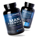 Nutrição - Fórmula Homem+, Suporte Energético, Apoio Músculo e Suplementos de Saúde da Próstata para Homens com Vitamina E, Serra Palmetto, Ginseng Vermelho Coreano e Mais, 120 Cápsulas