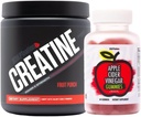 Sculpt Nation por V Shred Creatine Powder e Apple Cider Vinagre Bundle