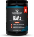Atleta de Selvagem - BCAAs - Cadeia ramificada Aminoácidos Pó - Suplemento Aminoácidos Essenciais para Homens e Mulheres - Suplemento BCAA com Complexo Aminoácido Optimal (Laranja de Sangue)