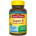 Nature Made Super B Energy Complex, Suplemento dietético para suporte do sistema nervoso, 60 Softgels, 60 Day Supply