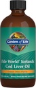 Jardim da Vida Velho Mundo Islandês Bacalhau Óleo de fígado líquido - Limão sabor de hortelã - 1.000mg Omega 3 óleo de peixe, ácidos gordos, EPA, DHA, vitamina D & A, CLO Suplementos para saúde Hearth, 47 Servings