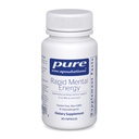 Encapsulamentos puros Energia Mental Rápida - Vegan Suplemento de memória para apoiar a saúde do cérebro - Ginkgo Biloba Extract, Alpinia Galanga & American Ginseng Extract - Não-GMO & Gluten-Free - 30 Cápsulas