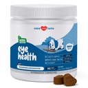 Suporte ocular para cães - 90 Mastigação Macio - Suplementos para visão, Vitaminas Oculares para cães, com óleo de bacalhau Antioxidante, Dog Omega Supplement, Omega 3 EPA e ácido gordo DHA.