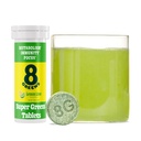 8Greens Supergreens Tablets Super Greens Powder Superfood Tablet, Metabolismo Imunidade e Foco, Verdes diários Comprimidos Efervescentes, Orgânico: Aloe Vera, espirulina, chlorela, Limão, 10 Servings