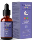 TruHeight Kids Sono Tintura Idades 2+ (Flavor de melancia) - Bebês, crianças & crianças Ajuda natural para dormir - Bebê, criança, Melatonina infantil 2 anos + - Vitamina B6, Riboflavina, Zinco, Cobre, Limão Balm