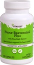 Vitacost Trans-Resveratrol Plus -- 60 Cápsulas Vegetarianas