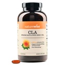 NatureWise CLA 1250 - Conjugado Ácido Linoleico Suplemento para Mulheres e Homens, Não Estimulando, Suporta Peso Saudável, Objetivos Fitness - Não-GMO, Glúten Livre - 180 Softgels[2-Mês de Abastecimento]