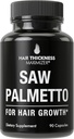 Vi Palmetto para homens e mulheres. Serra Palmetto Supplment para apoiar a força do cabelo e espessura. Caspules sem GMO e Glúten