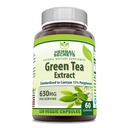 Herbal Secrets Green Tea Extract 630 Mg Por Servindo Veggie Capsule Supplement (Suplementar Veggie) Não-GMO (Gluten Free) Made in USA (1 Pack, 120 Count)