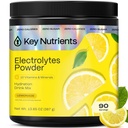 KEY NUTRIENTS Multivitamin Electrolytes Powder No Sugar - Refrigerante Limonada Electrolyte Powder - Sodio & Energy Supplement - Hydration Powder - Sem calorias - 90 Servings - Made in USA
