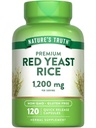 Nature's Truth Red Yeast Rice Cápsulas 1200 mg . .