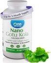 One Planet Nutrition Nano Gotu Kola 250 mg Cápsulas Veggie (120 Servings), Extrato Gotu Kola, Nano para absorção melhorada, Melhora a função cerebral & síntese de colágeno, Não-GMO, Vegan, Sem glúten