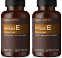 Elementos Vitamina E, 400 UI, 100 Softgels, 100 Dias de Abastecimento (Packaging May Vary) (Pacote de 2)