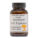 Barlowe's Herbal Elixirs OXYSTORM® N.O. Explosão Extrato de espinafre vermelho 9% □ Impulsionador de óxido nítrico natural 500mg por cápsula □ 60 Cápsulas Vegan □ Sem Oxalatos, Estearato-livre, Vidro engarrafado