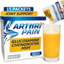 Arthripain – Suporte Conjunto Cartilagem Repair Supplement – Clinicamente testado Juice Joint - Alivio de Ligamento Suporte – Glucosamina Chondroitin HSH – Inchaço Joelho Tratamento – Açúcar - Livre – Feito em EUA - 15ct