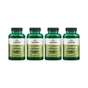 Swanson Activated Charcoal - Suplemento Natural Suportando Absorção Saudável - Ajuda w/Bloating & Mantendo Regularidade Bowel - (120 cápsulas, 520mg por serviço) 4 Pack