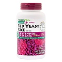 NaturezasPlus Herbal Actives Red Levedura Arroz, Liberação estendida - 600 mg, 120 Mini Tablets - Suplemento de ervas - Vegan, Vegetariano, Sem glúten - 60 Servings