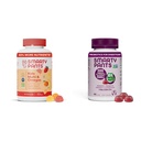 SmartyPants Kids Gummies multivitamínicos e pacote de imunidade probiótica: Omega 3 Fish Oil (EPA/DHA), Vitamina D3, C, Vitamina B12, B6, Digestivo e Imune Suplemento de suporte (30 fornecimento dia)