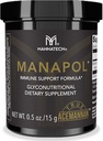 Mannatech Manapol Imune Suporte Fórmula para Imunidade Suporte e Imunidade Boost. Aloe Vera Pó Prebiótico para Saúde Digestiva. Aloe Vera Bebida para suplemento de suporte imunológico 0,5 oz/15g